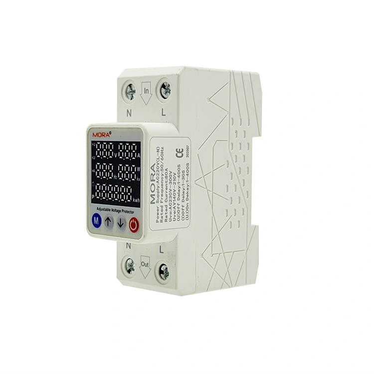 2P Smart Voltage Protector Type M Penki skaitmeniniai ekranai