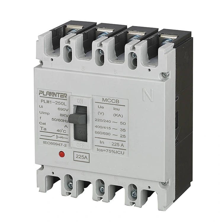 AC 4 polių korpuso grandinės pertraukiklis 225A