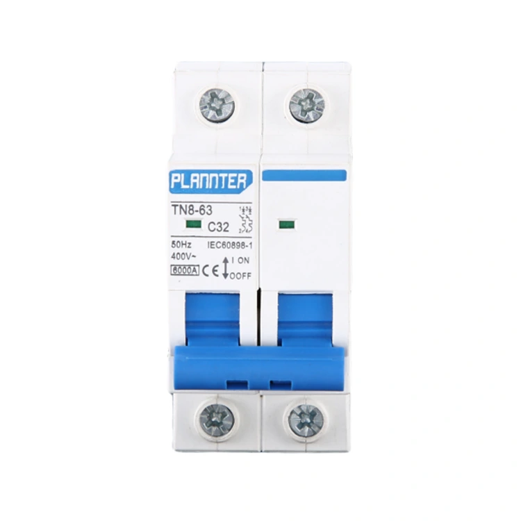 2-Pole Plastic Miniature Circuit Breaker